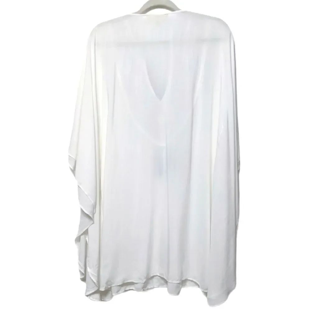 LOVESTITCH Embroidered Tunic Cover-up M/L - Picture 3 of 6